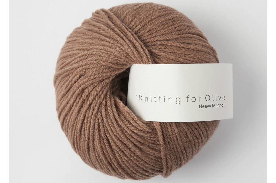 Knitting for Olive, Heavy Merino Brown Nougat