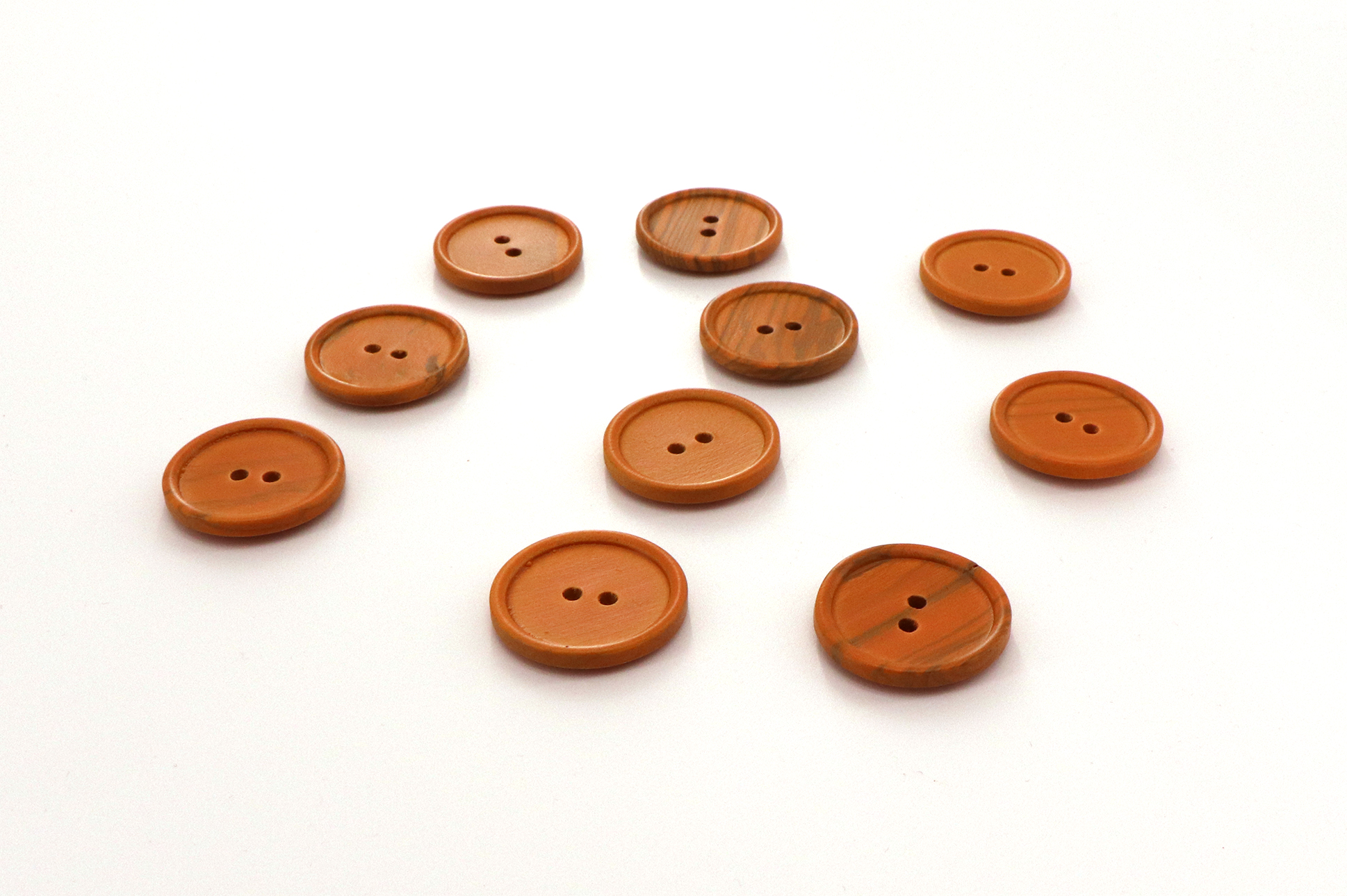 Bottone in legno, Ø28mm, 2 buchi 