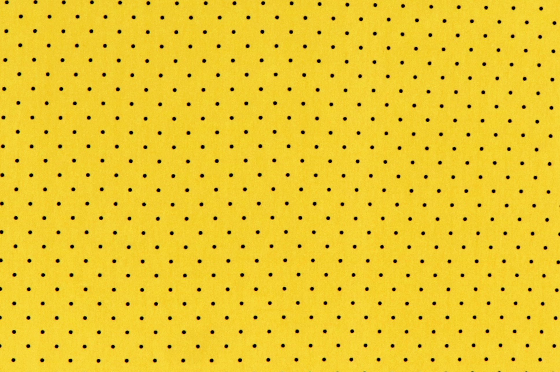 Jersey di cotone, puntini neri su fondo giallo