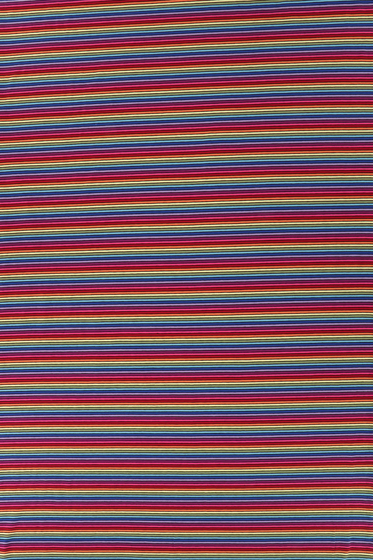 Jersey di cotone, strisce colorate