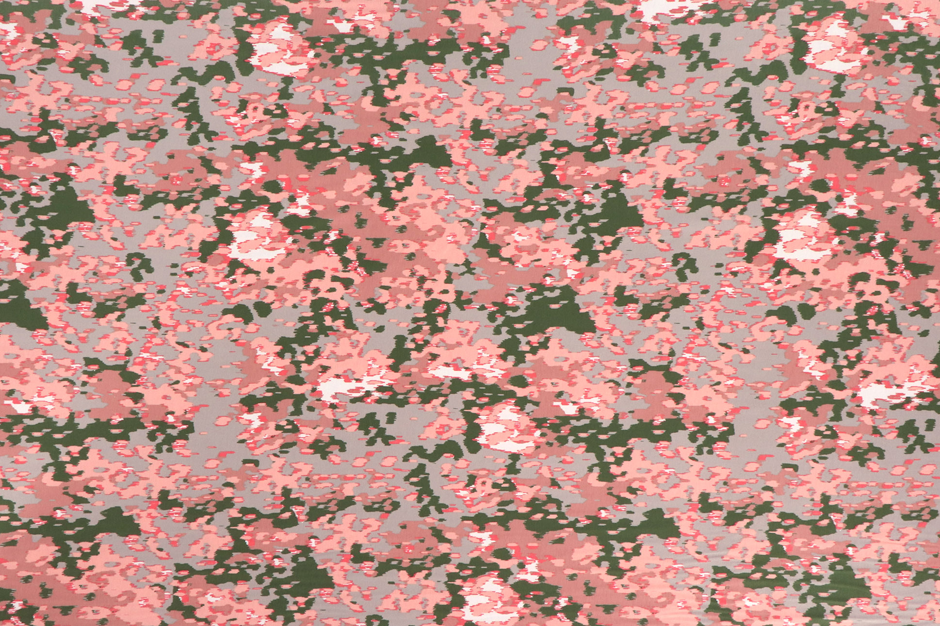 Jersey di viscosa, camouflage rosa/verde