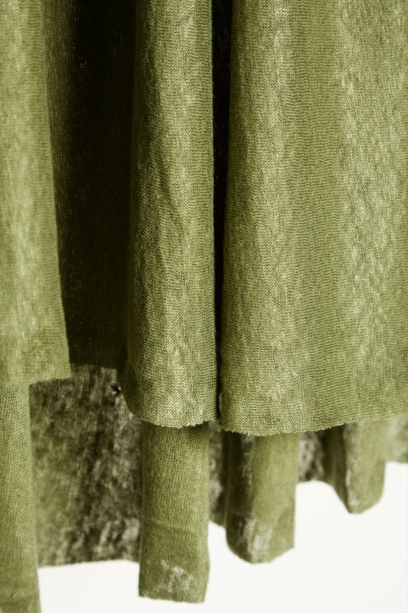 Lino maglia fine, verde oliva