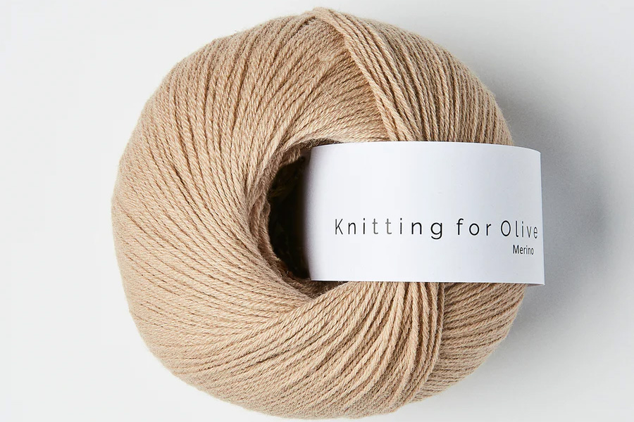 Knitting for Olive, Merino Mushroom rose