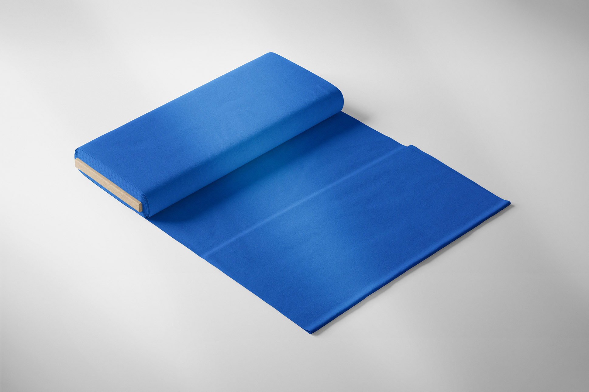 Tessuto tubolare per polsini, blu reale tinta unita