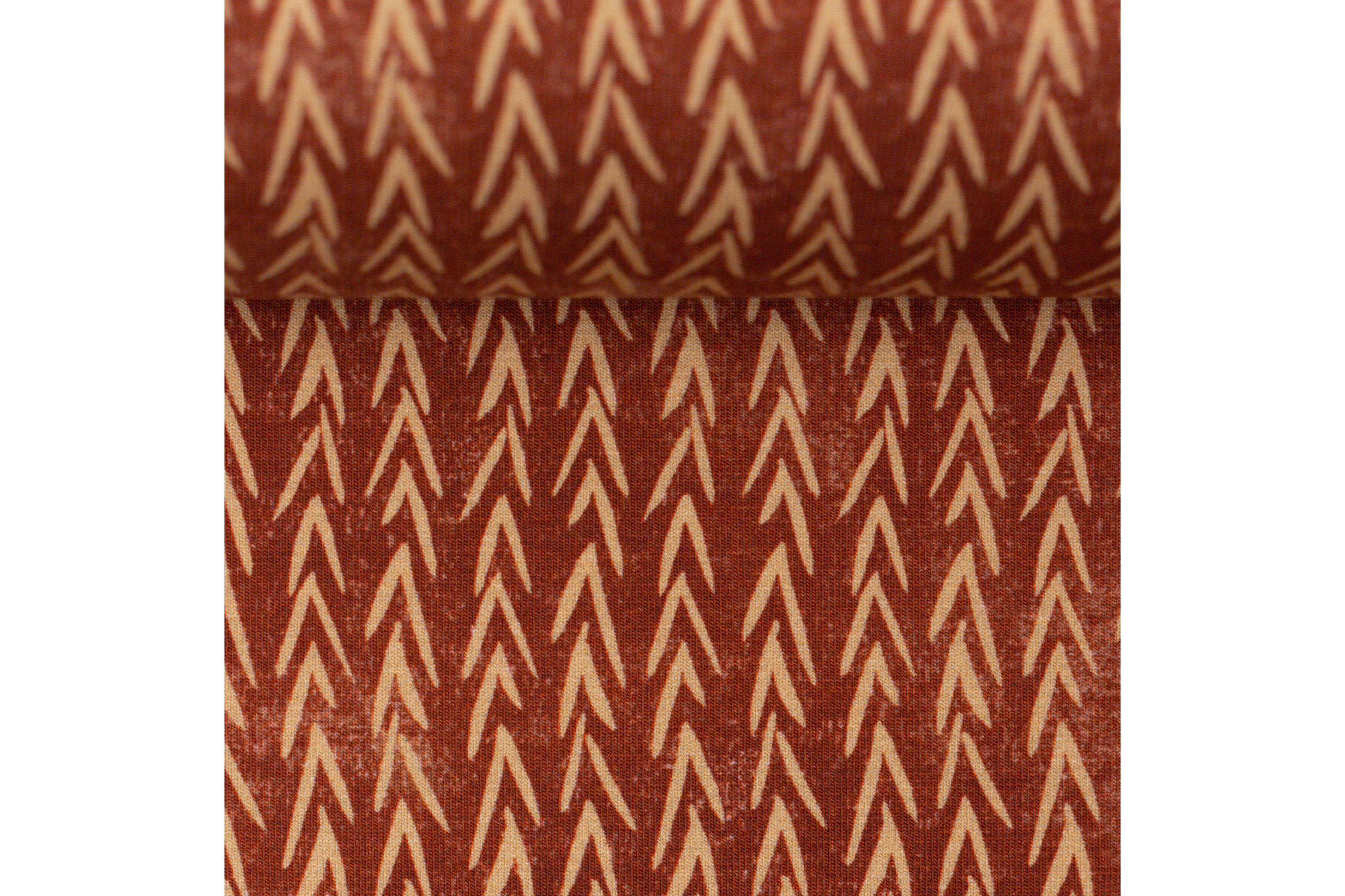 Jersey di cotone, natural stamp marrone