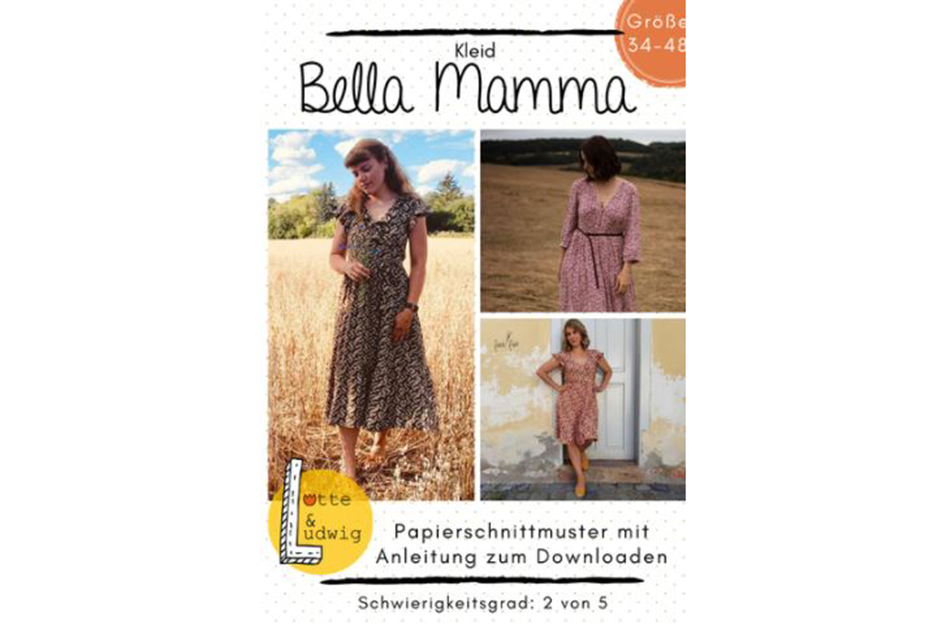 Cartamodello, Lotte & Ludwig – Bella Mamma Vestiti