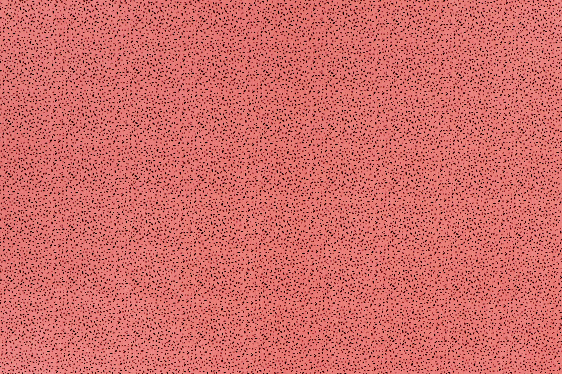 Jersey di cotone, piccole strisce e punti neri su fondo rosa salmone