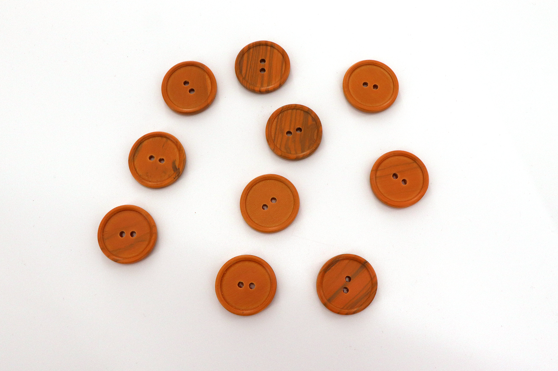 Bottone in legno, Ø28mm, 2 buchi 