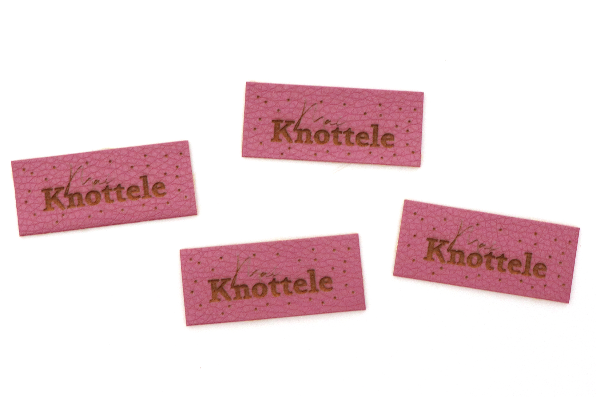 Etichetta "Mai Knottele", rosa antico