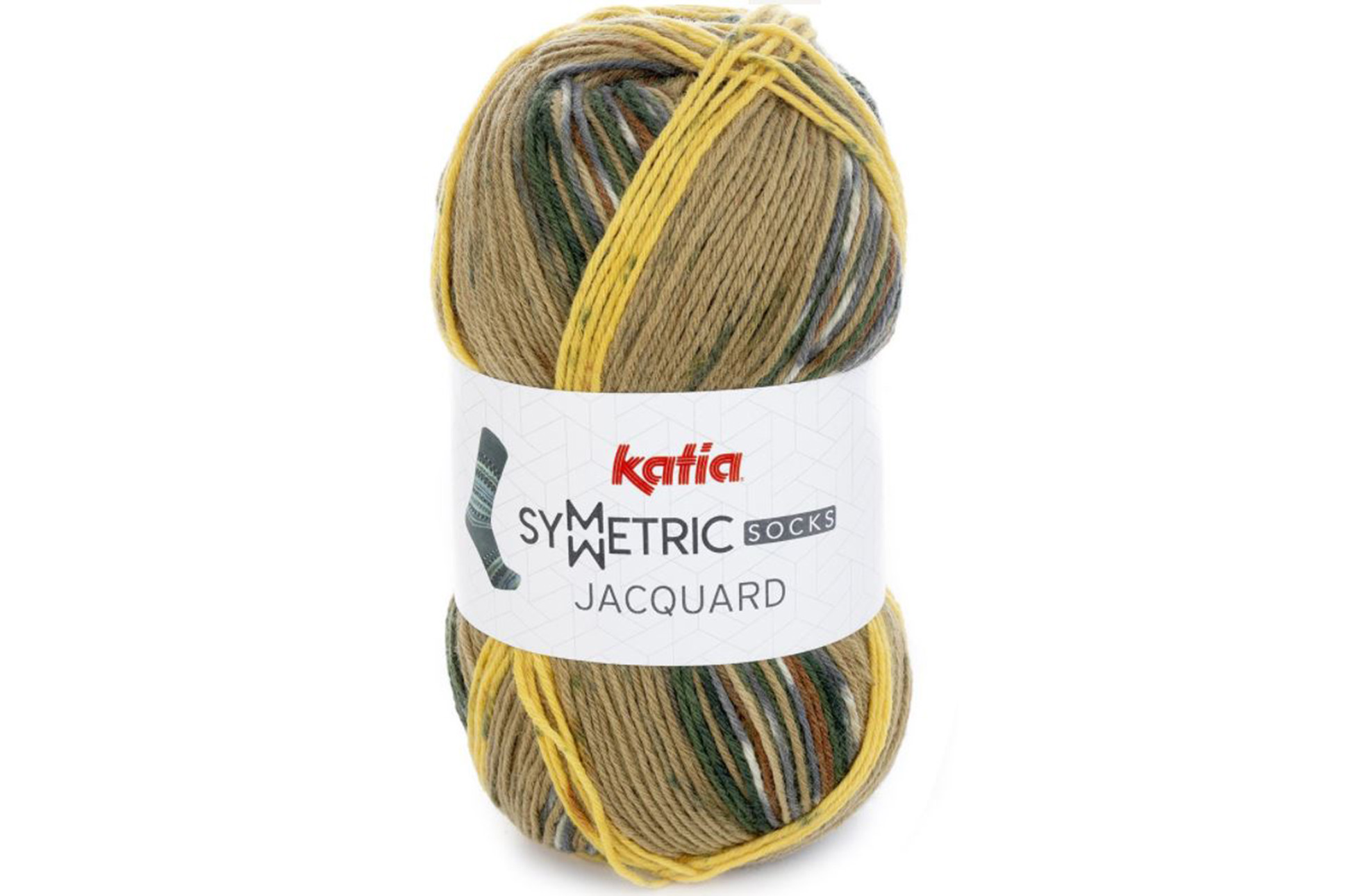 Jacquard Symmetric Socks by Katia