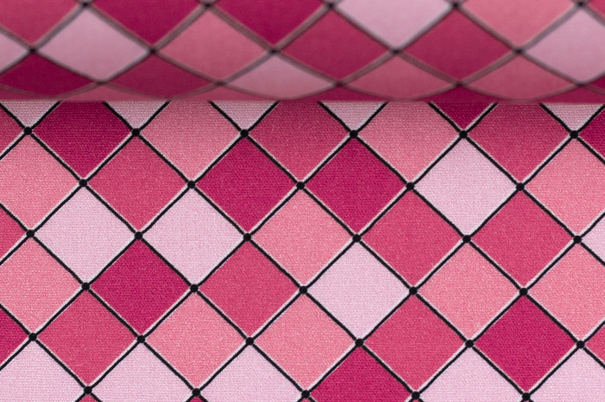 Popeline di cotone, quadrattini in rosa / pink