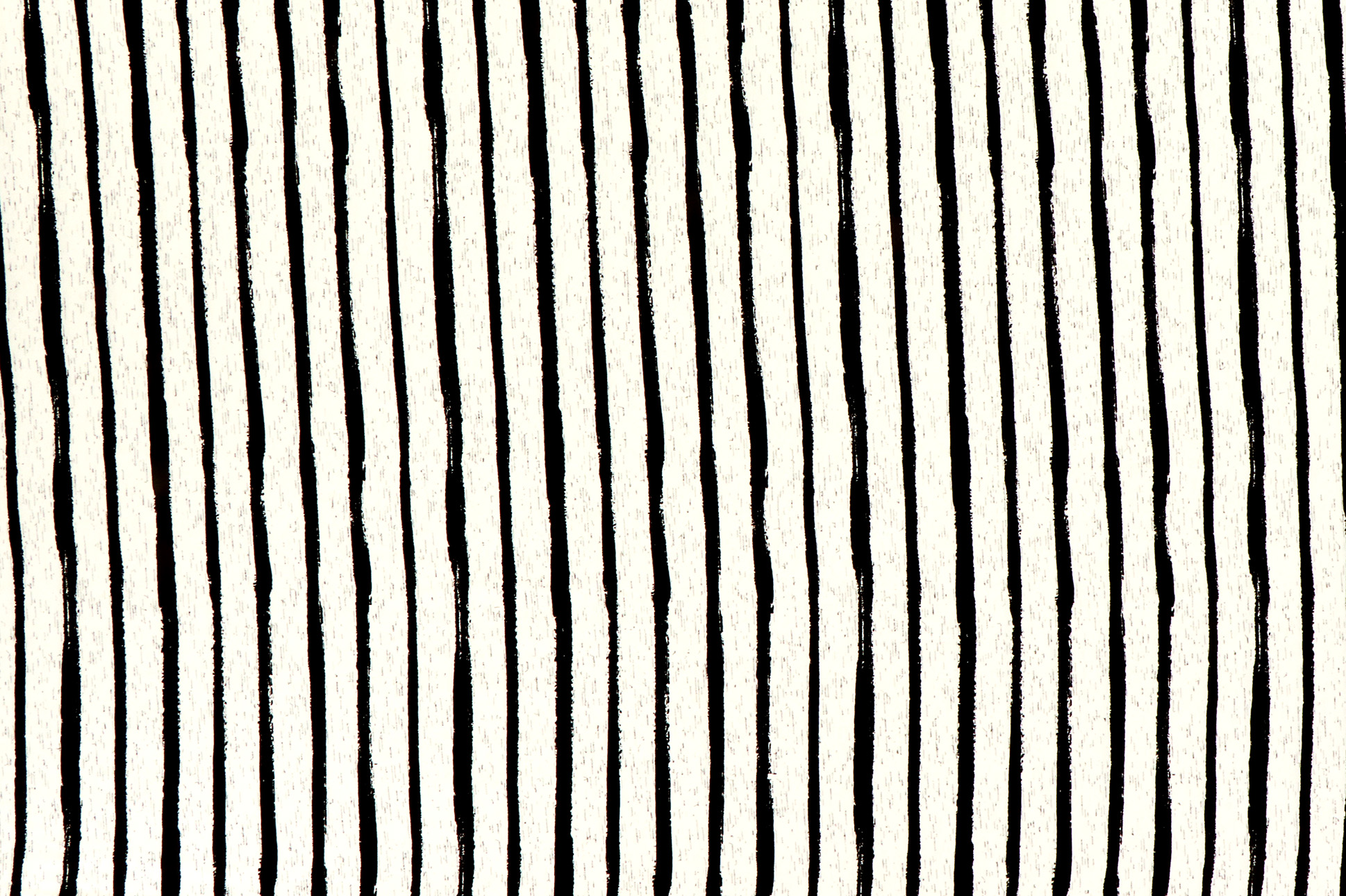 Jersey di cotone, strisce nere su fondo crema