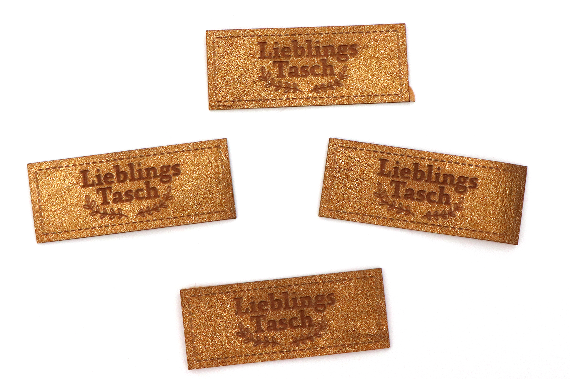 Etichetta "Lieblings Tasch", bronzo scuro